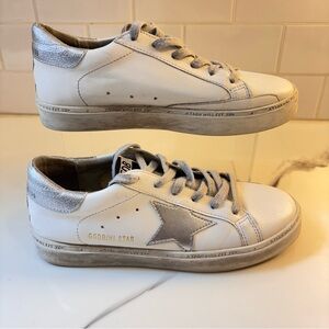 Silver Star Sneakers, size 8